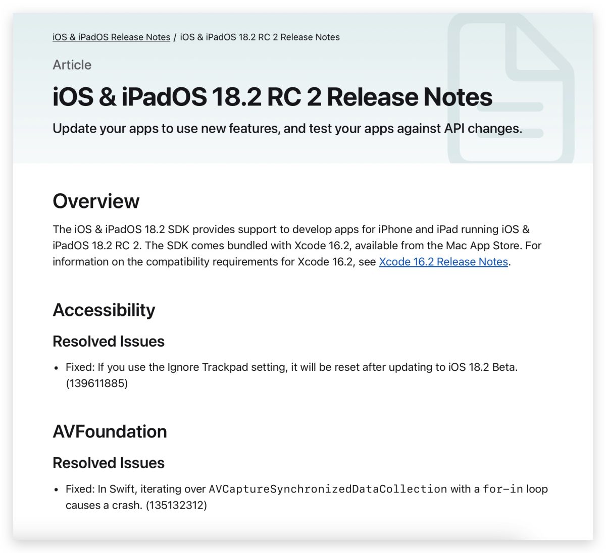 iOS iPhone iOS 18.2 iOS 18.2 RC iOS 18.2 RC2