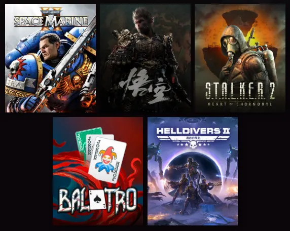 2024 Steam Awards 遊戲大獎 入圍名單 投票
