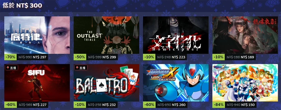 steam 2024冬季特賣會 遊戲推薦 最低優惠