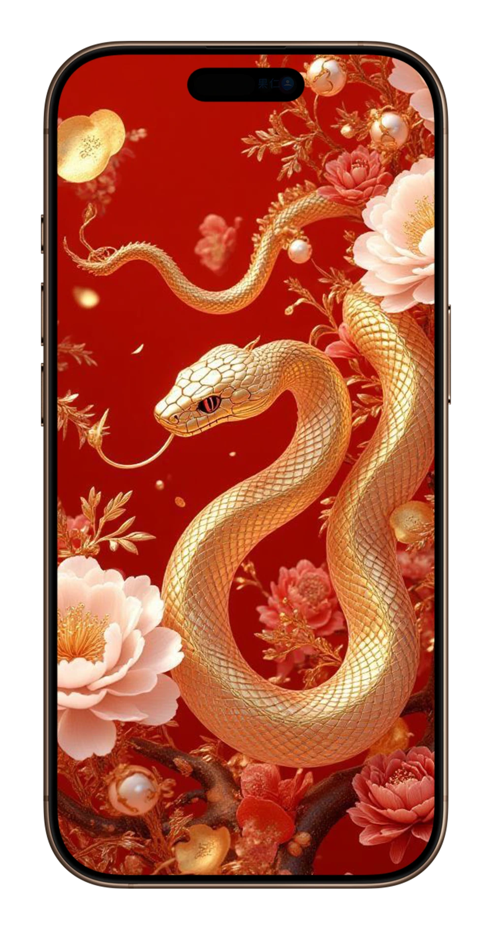 2025 蛇年 iPhone 桌布