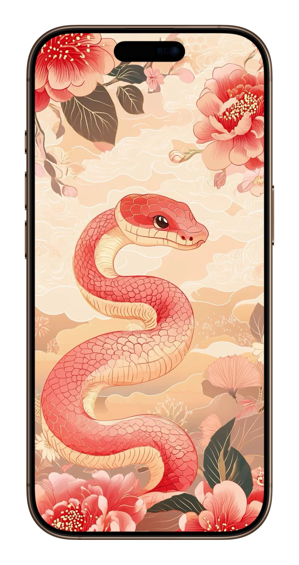 2025 蛇年 iPhone 桌布