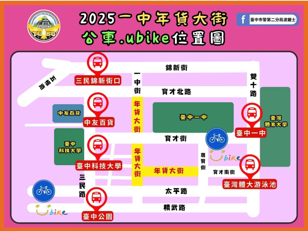 圖源:臺中市警第二分局波麗士 FB