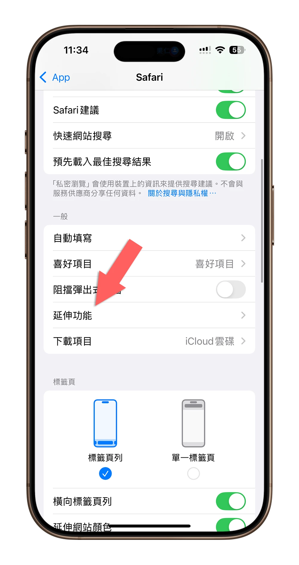 iPhone Safari ChatGPT 搜尋 延伸功能 搜尋引擎