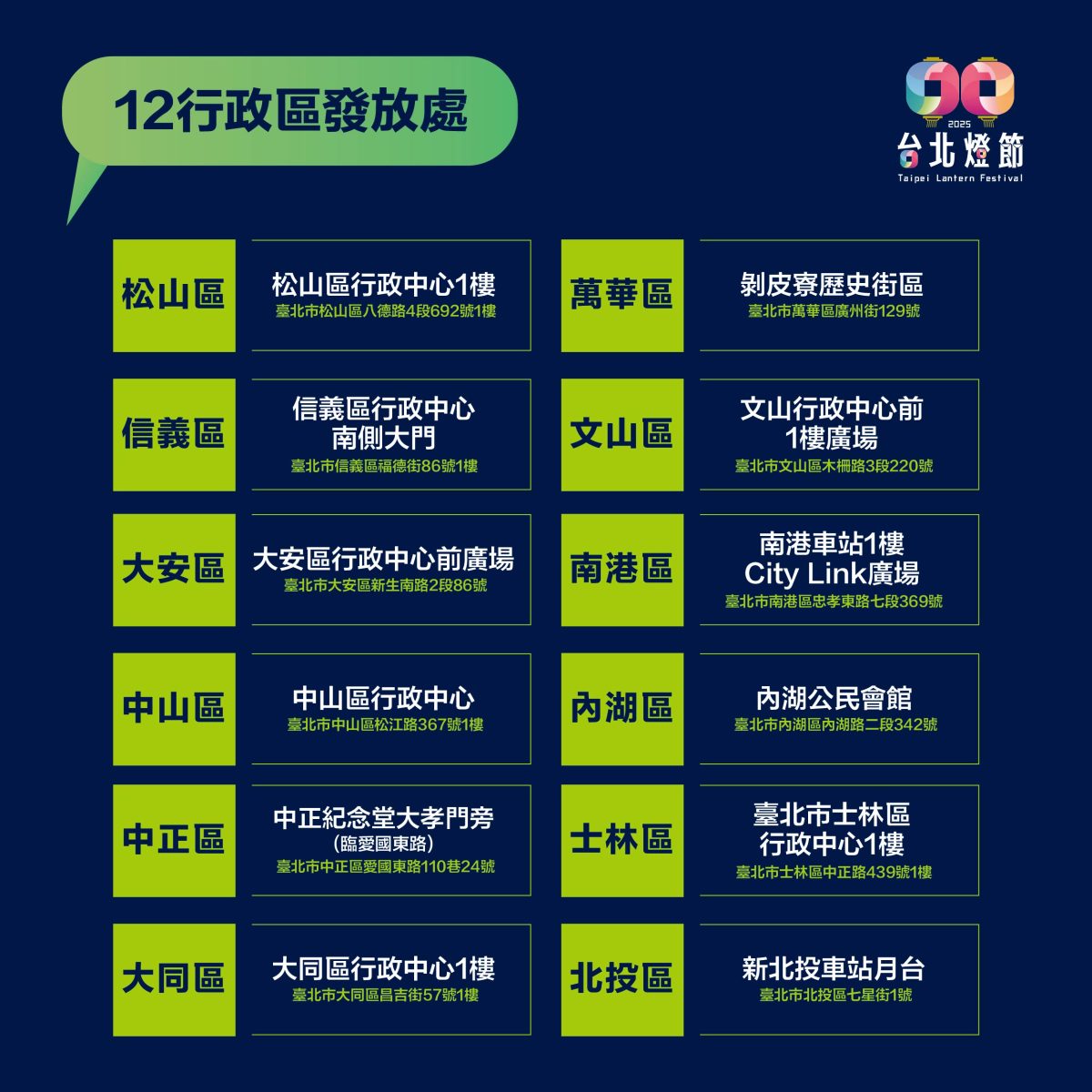 2025 台北燈會 台北燈節 免費提燈哪裡領