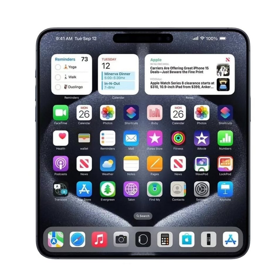 iPhone iOS 折疊 iPhone