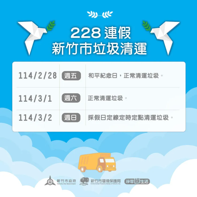 新竹市垃圾收運 228