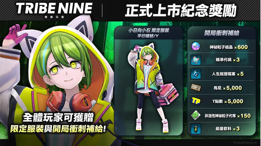 TRIBE NINE 戰極死遊 動作RPG遊戲 開服活動 手遊 Steam