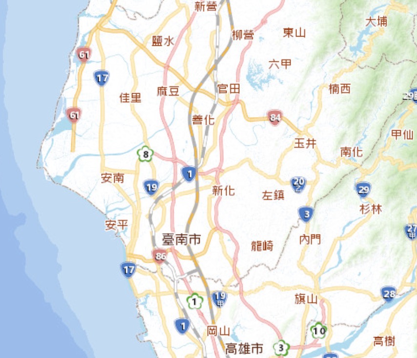 台南停水區域