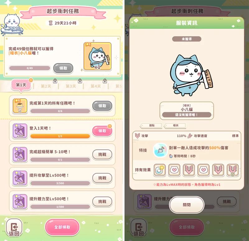 吉伊卡哇袋著走 休閒手遊 放置遊戲 吉伊卡哇