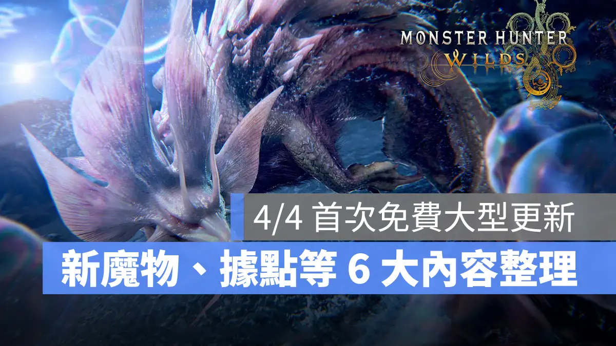 Monster Hunter Wilds 魔物獵人荒野 動作遊戲 版本更新