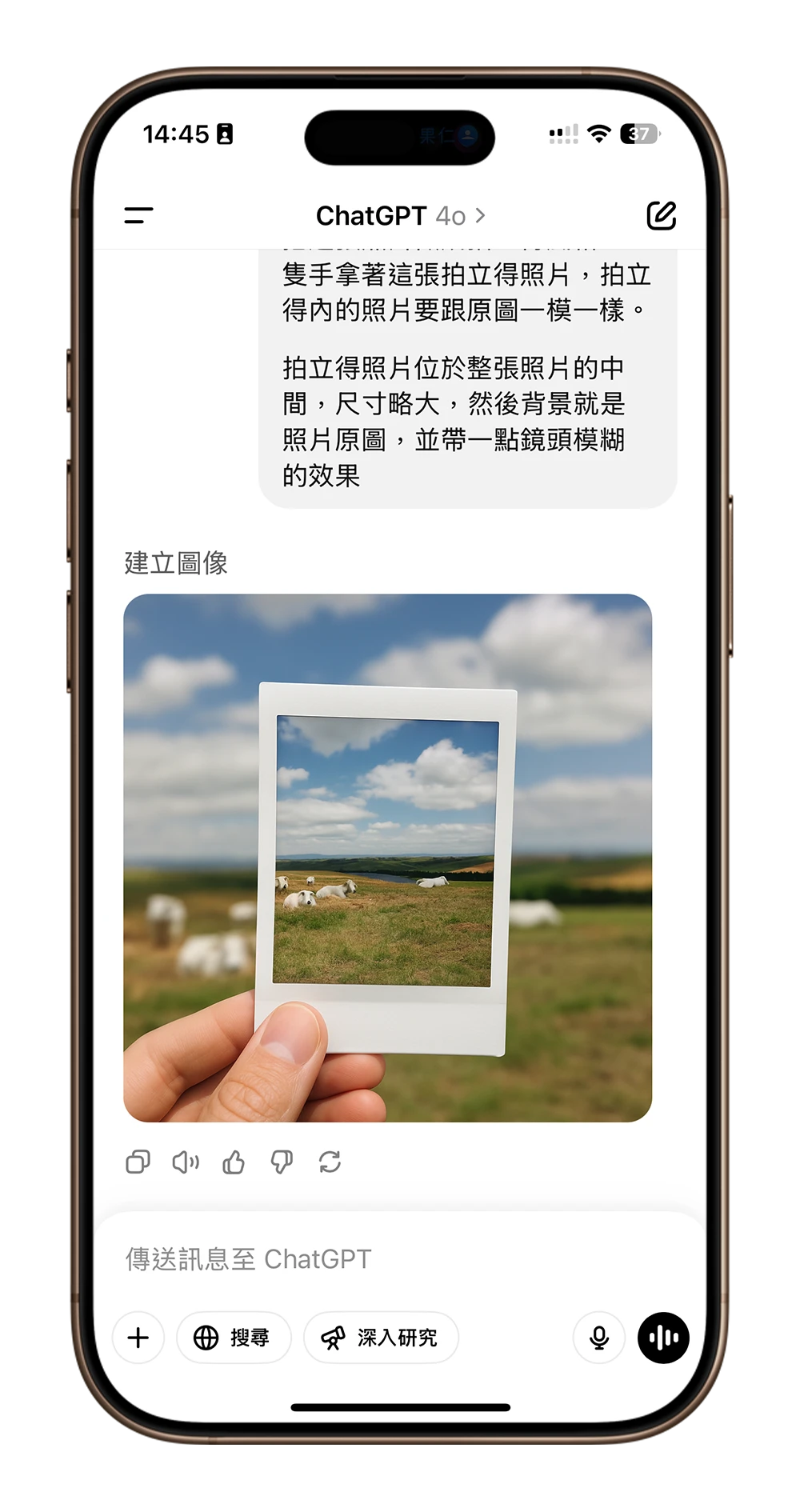 ChatGPT 拍立得畫中畫 照片