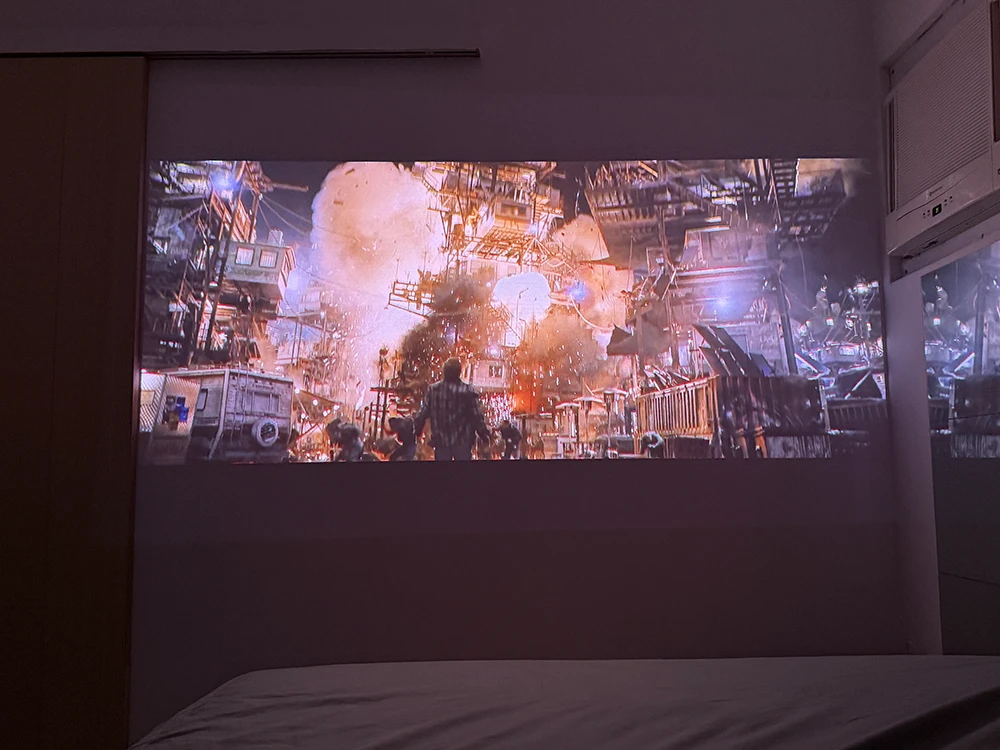 堅果 JMGO 4K 三色雷射投影機 開箱評測