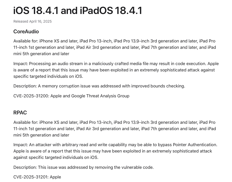 iOS iOS 18 iOS 18.4.1 iOS 18.4.1 更新 iPhone 更新 更新回報 更新災情 更新狀況 災情 iOS 18.4.1 災情 系統更新 軟體更新 Apple Intelligence iOS 18.4.1 耗電