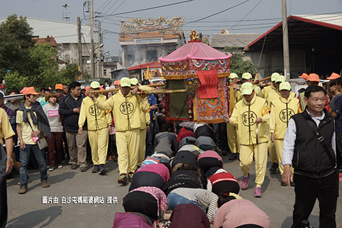 白沙屯媽祖進香遶境盛況，圖：白沙屯媽祖官網