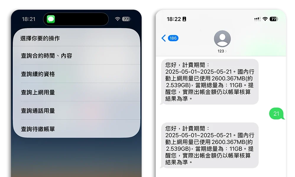 iPhone 流量統計