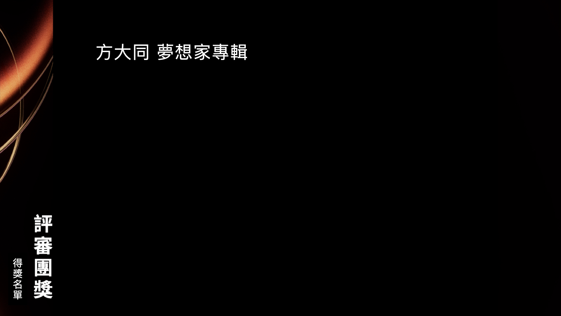 2025 金曲獎入圍名單:評審團獎