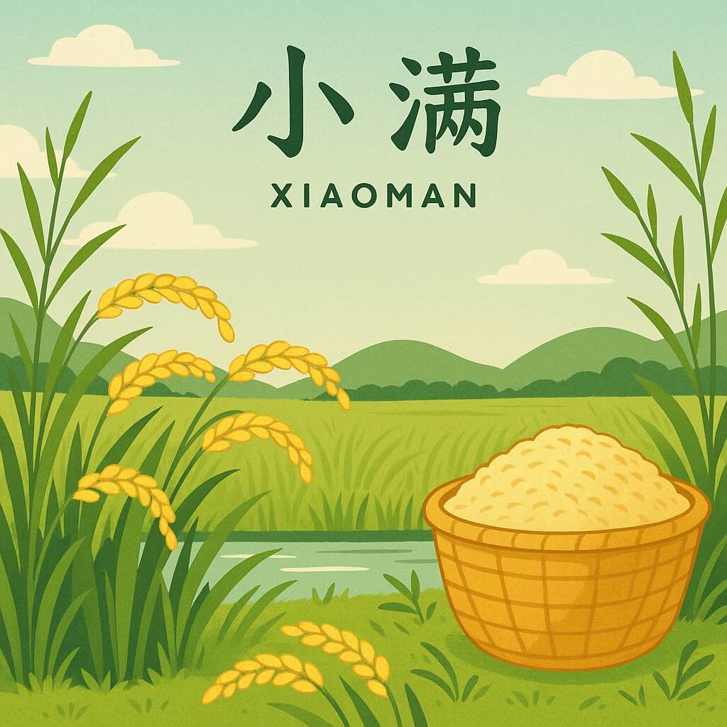 24節氣小滿節氣示意圖