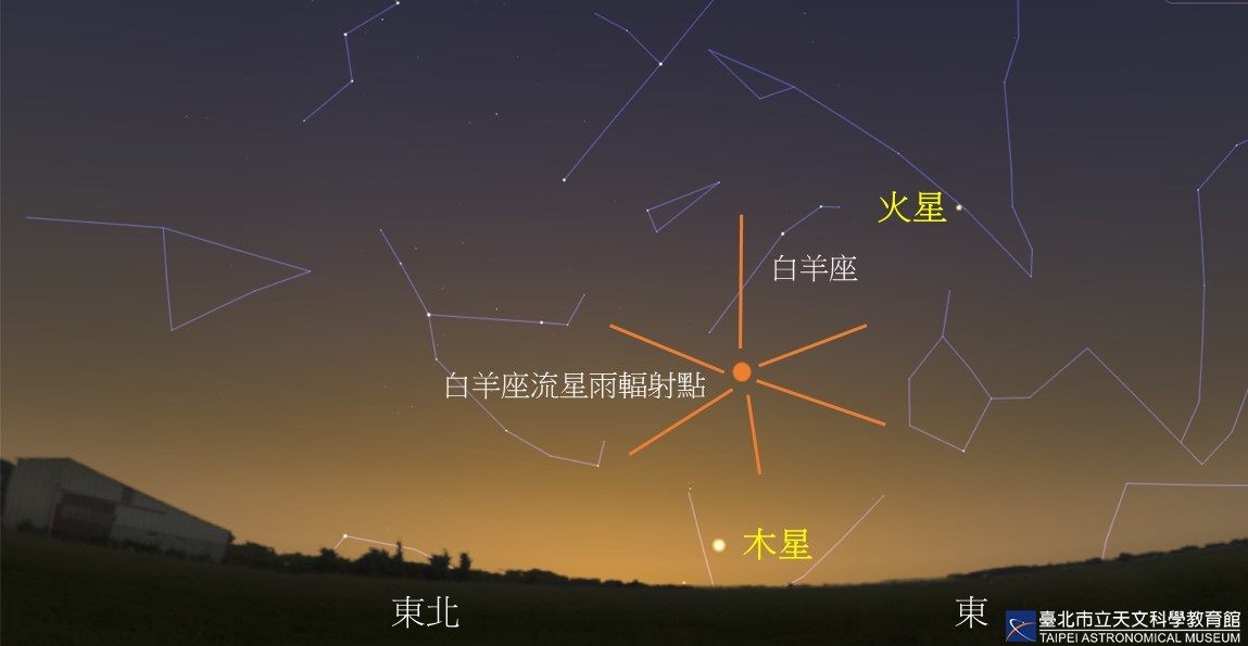 2025 白晝白羊座流星雨：為什麼叫白晝？觀測時間、方法、天文台 YouTube 直播一次看