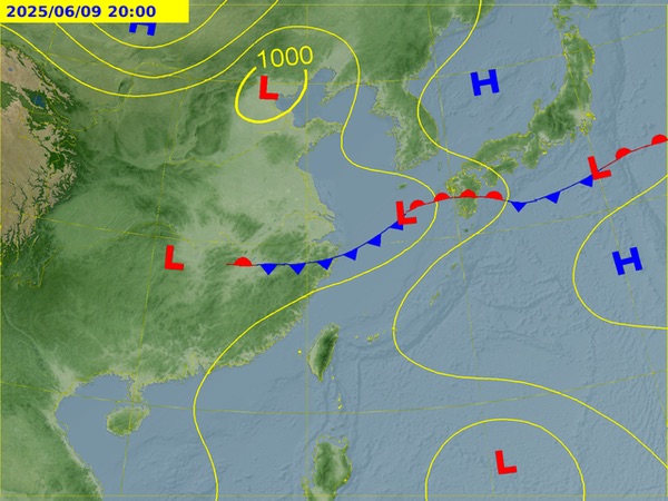 ▲氣象署預報圖。(圖/氣象署提供)