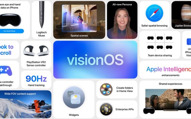 visionOS 26 正式推出：加入小工具、空間沈浸感更強，還支援 VR 設備使用