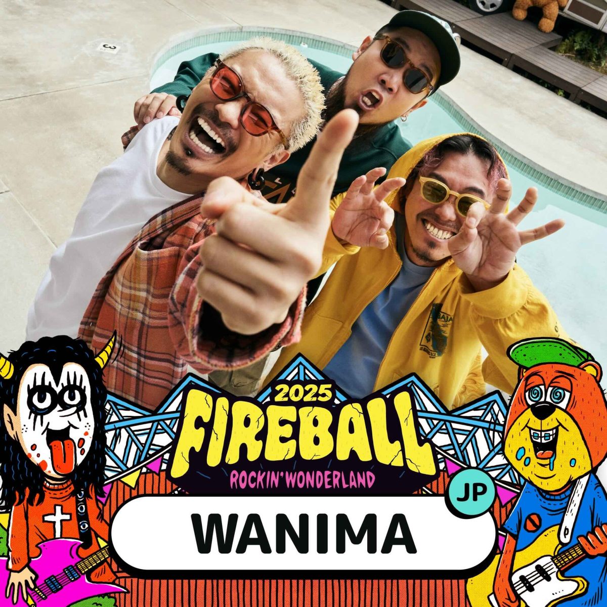 火球祭首波卡司 WANIMA