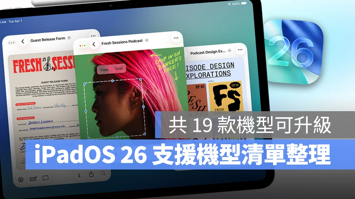 WWDC WWDC 2025 iPad iPadOS iPadOS 26 iPadOS 26 支援機型