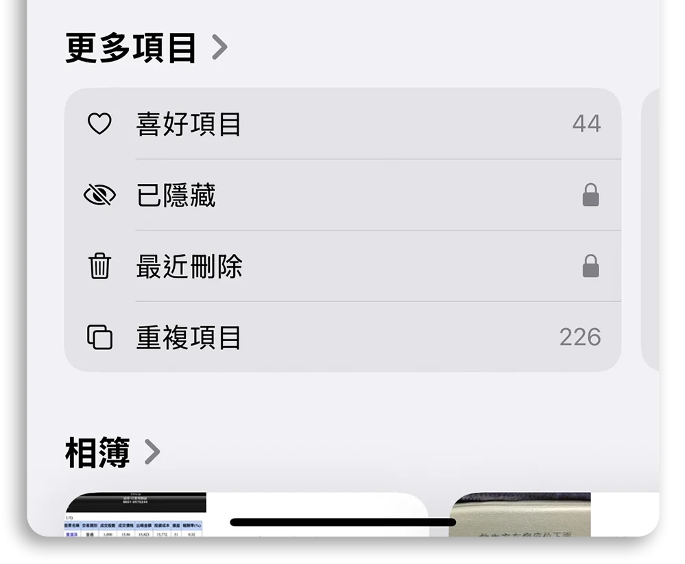 iPhone 重複項目 重複照片