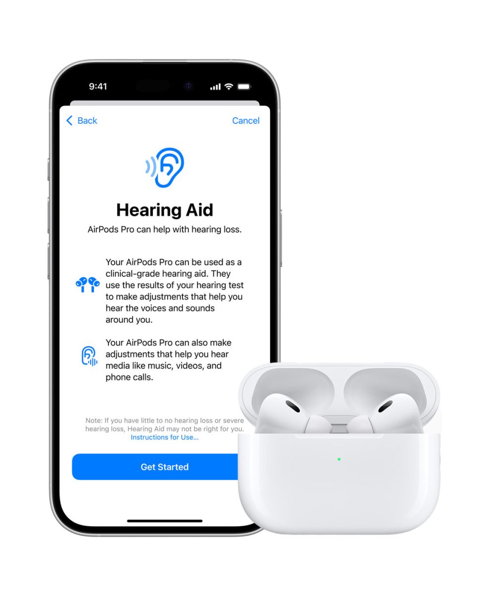 Apple Watch AirPods Pro 2 睡眠呼吸中止通知 聽力間側 助聽器 Apple Watch 睡眠呼吸中止通知 AirPods Pro 2 聽力檢測 AirPods Pro 2 助聽器