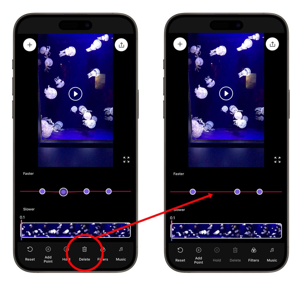 iOS iPhone 限免 App Slow Motion 影片變速 影片變速調整