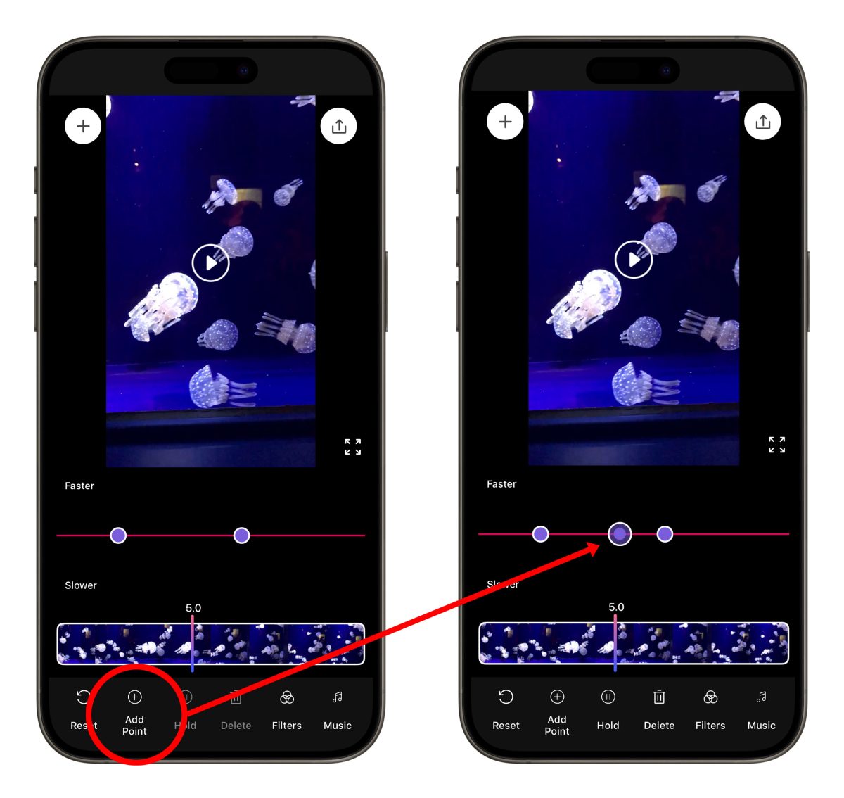 iOS iPhone 限免 App Slow Motion 影片變速 影片變速調整