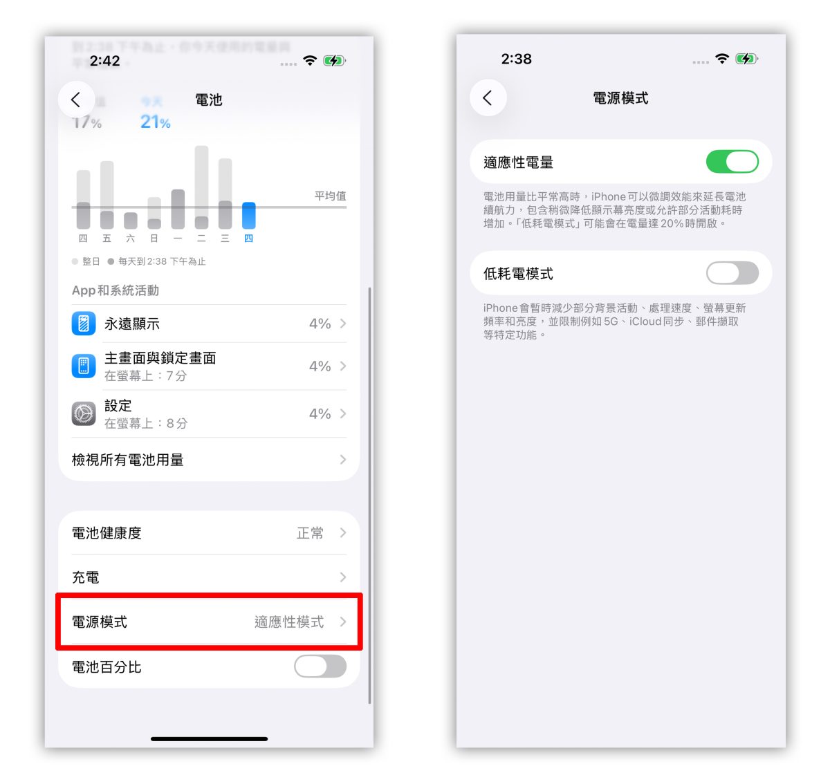 iOS iPhone iOS 26 iOS 26 電源管理 適應性電量 充電時間預測 電量監測 iOS 26 適應性電量 iOS 26 充電時間預測