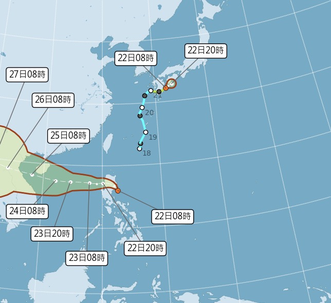 颱風劍魚動態：最快明日生成