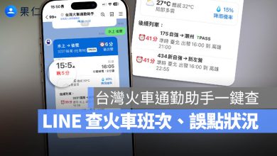 台灣火車通勤助手 火車時刻表 火車誤點 LINE 機器人