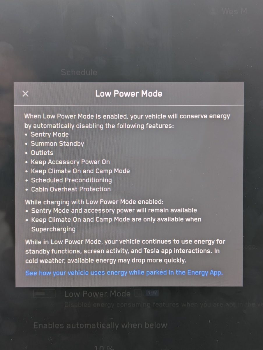 特斯拉 Tesla 特斯拉軟體更新 特斯拉 2025.32 更新 低耗電模式 特斯拉低耗電模式