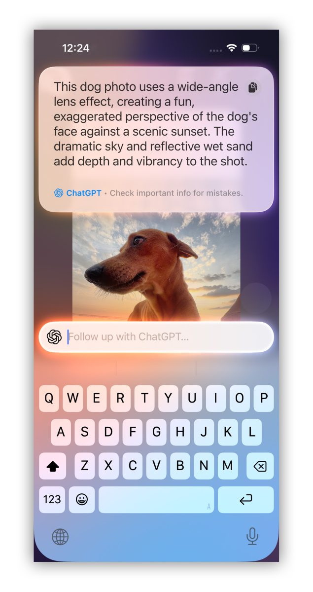 iOS iPhone iOS 26 Apple Intelligence Visual Intelligence 視覺智慧 視覺智慧螢幕搜尋 Visual Intelligence 螢幕搜尋