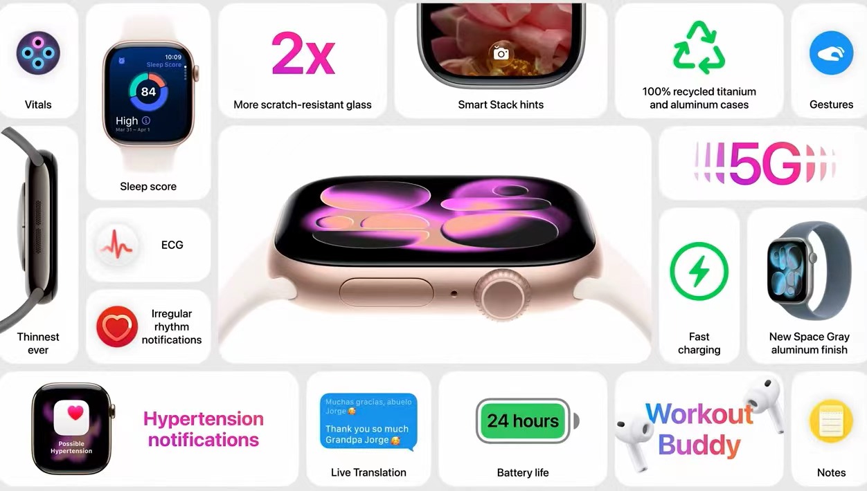 Apple Watch Series 11、Apple Watch SE 3 登場：加入血壓偵測、睡眠評分功能