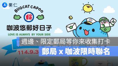 郵局 x 咖波 超萌聯名登場！推出限量商品、限定咖波郵局，等你來收集打卡！