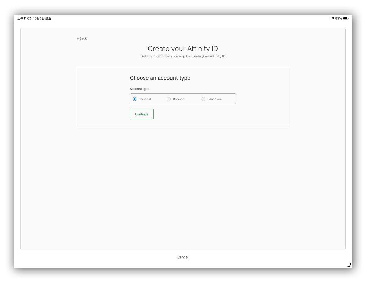 Affinity Affinity Photo Affinity Publisher Affinity Designer 限時免費 iPad