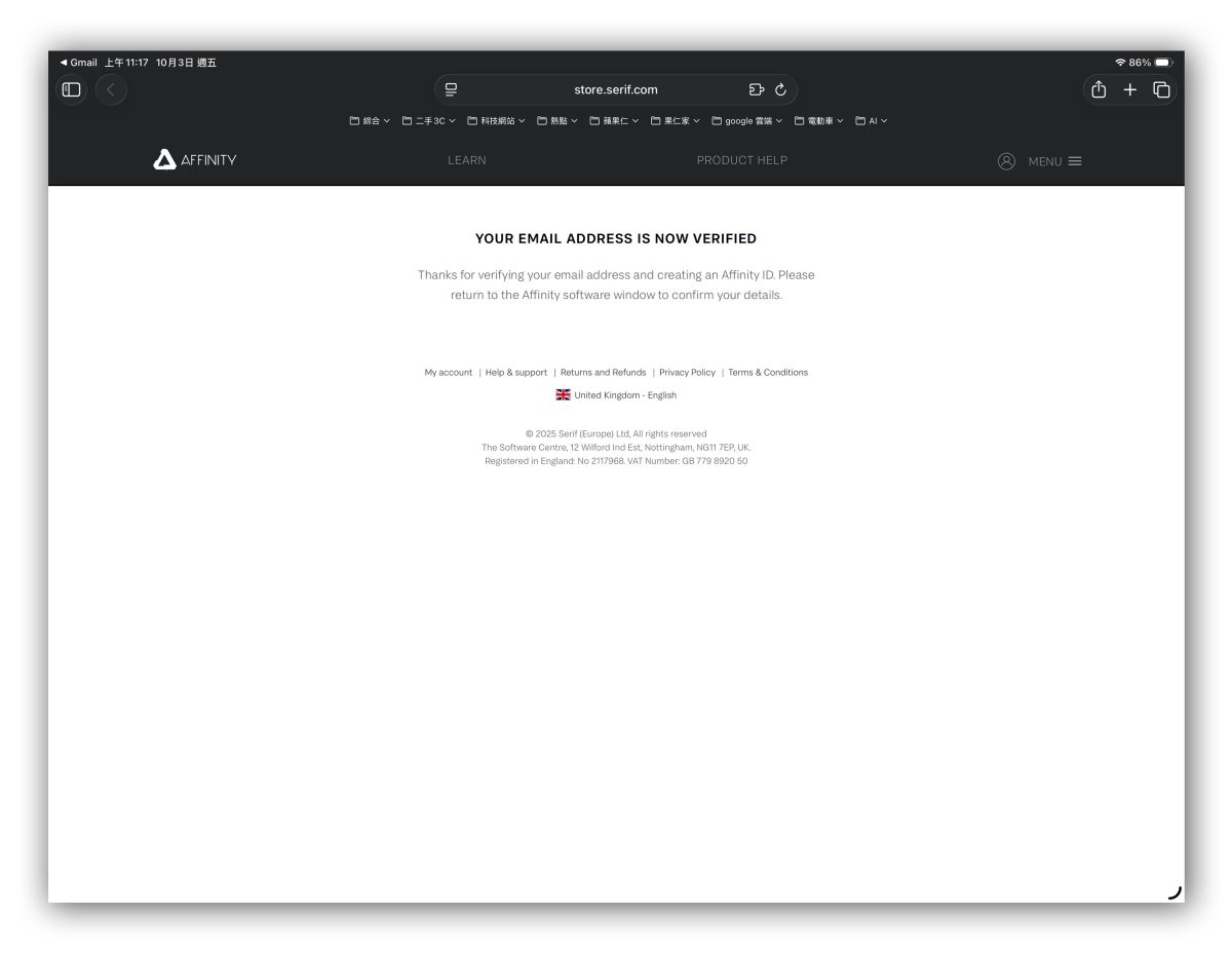 Affinity Affinity Photo Affinity Publisher Affinity Designer 限時免費 iPad