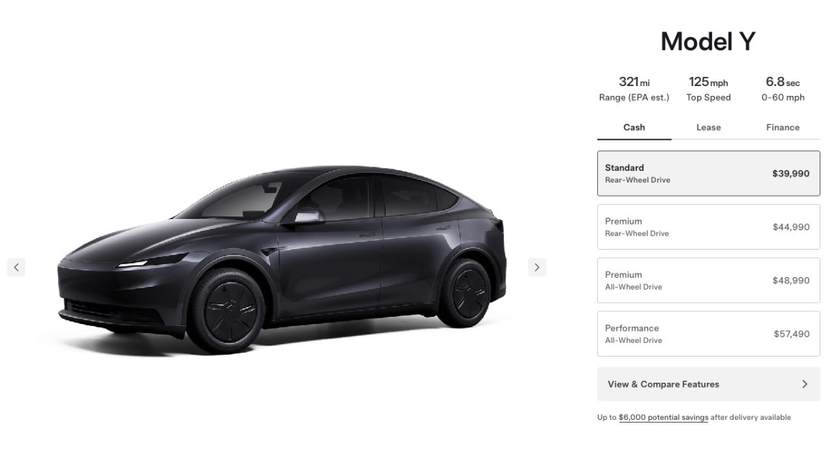 特斯拉 Tesla Model Y Model 3 Model Y Standard Model 3 Standard 特斯拉平價車