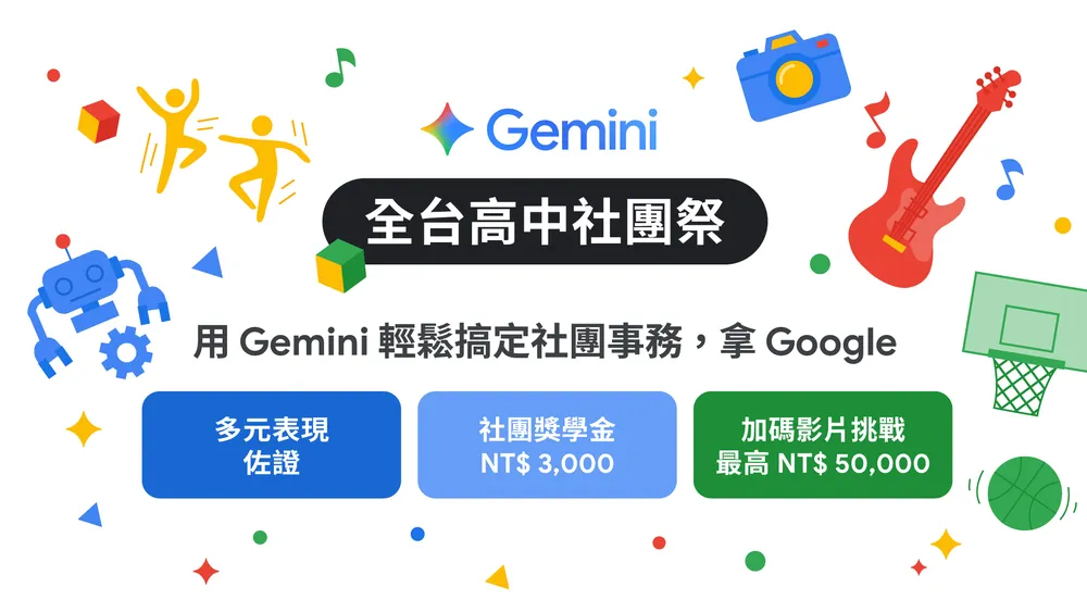 Google Gemini Gemini Google AI Pro 方案 Google AI Pro 學生優惠 Gemini 學生優惠