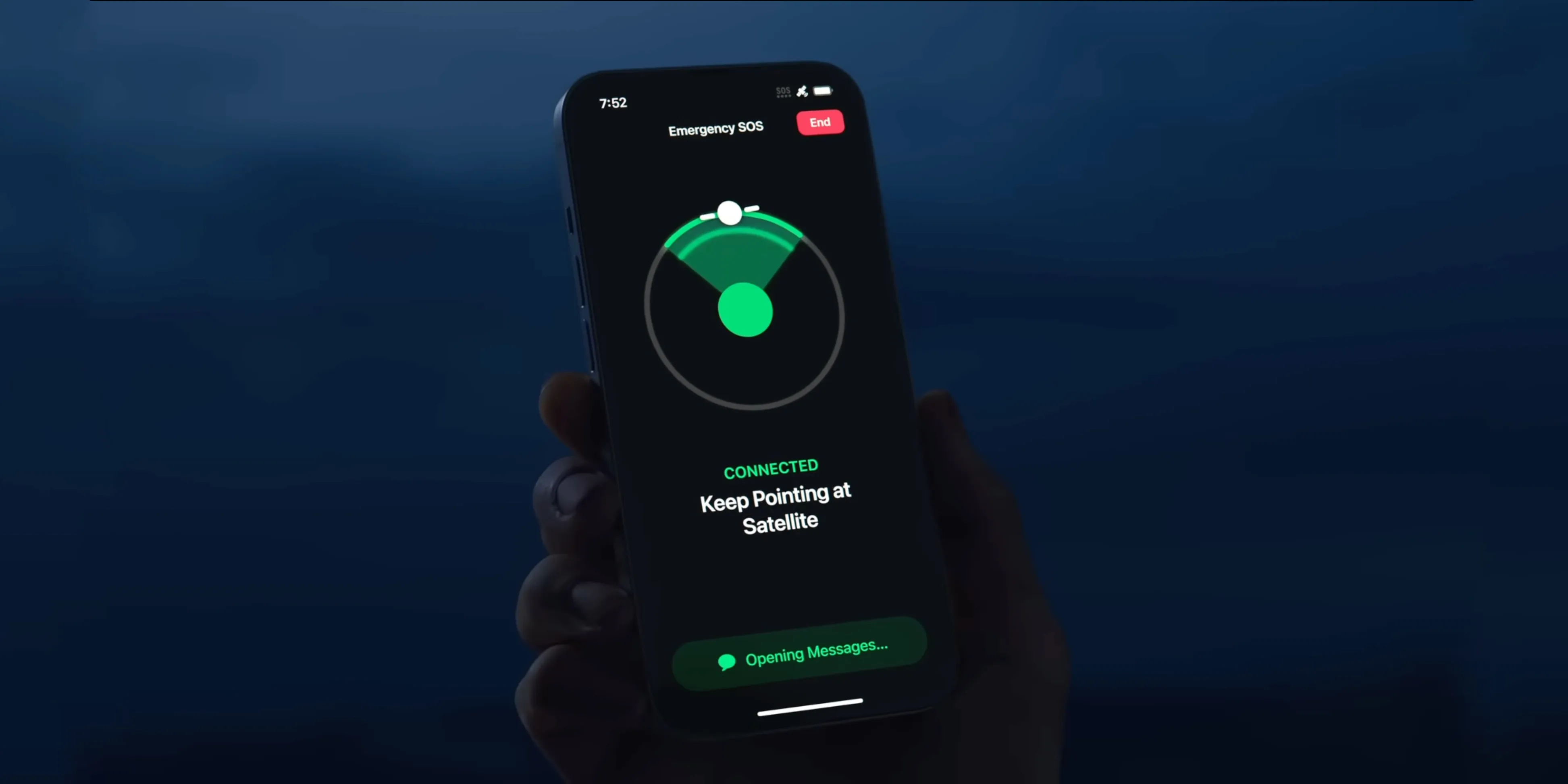 iPhone iOS 衛星 衛星通訊