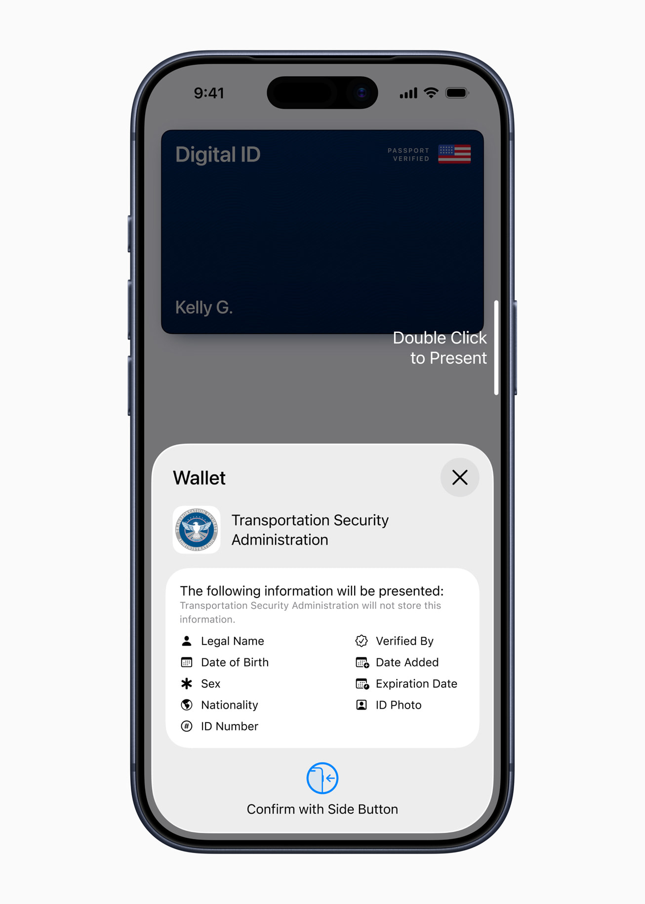 Apple Wallet 數位 ID 護照