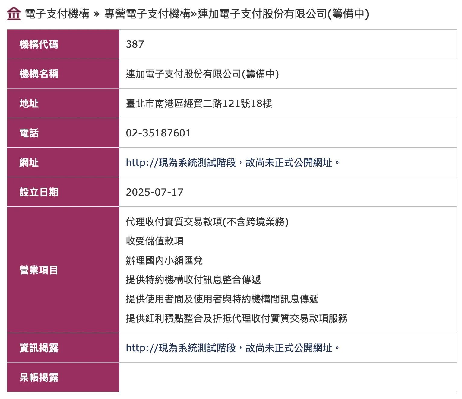 LINE Pay 電子支付 連加支付