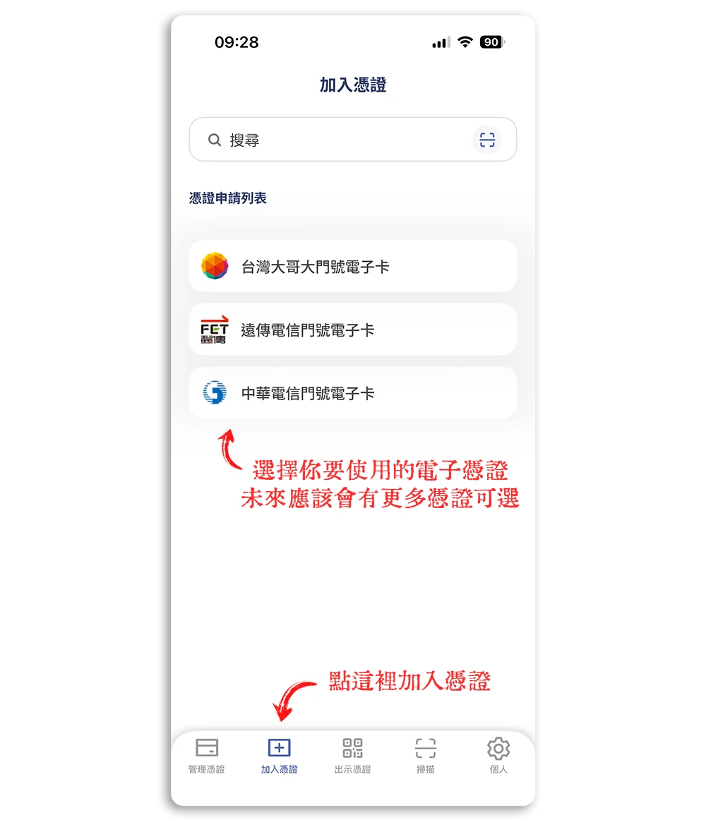 數位憑證皮夾 App 介紹 怎麼用 教學 超商領包裹 身分證 健保卡