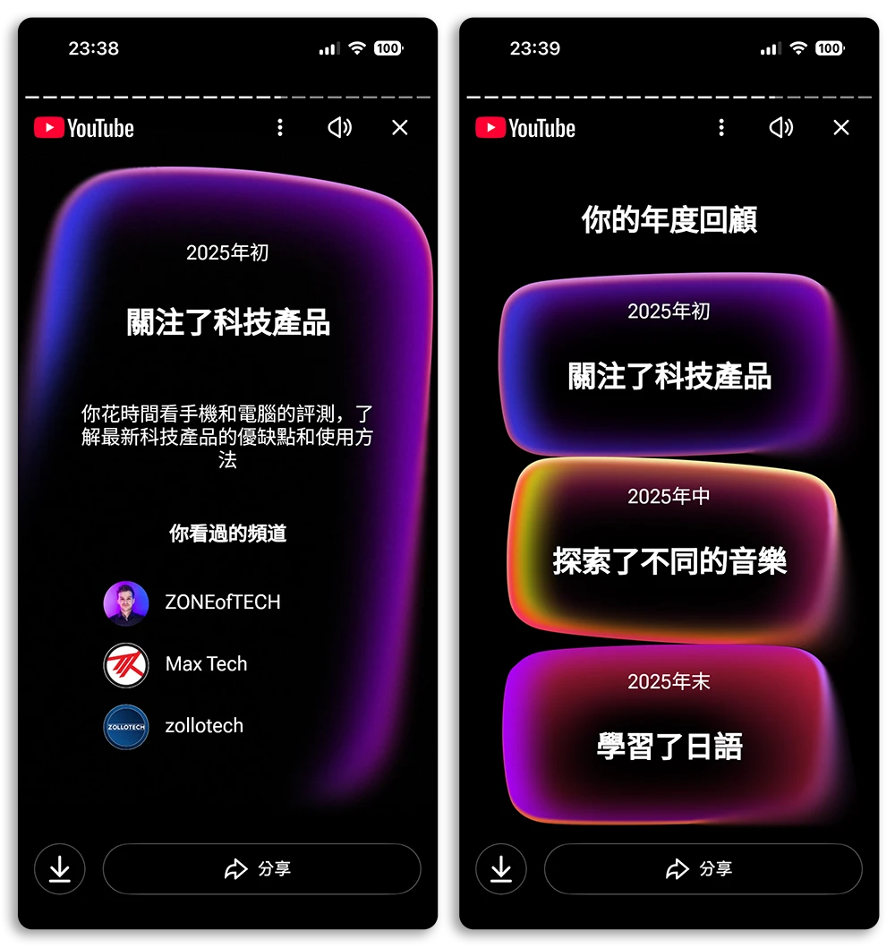 YouTube 年度回顧