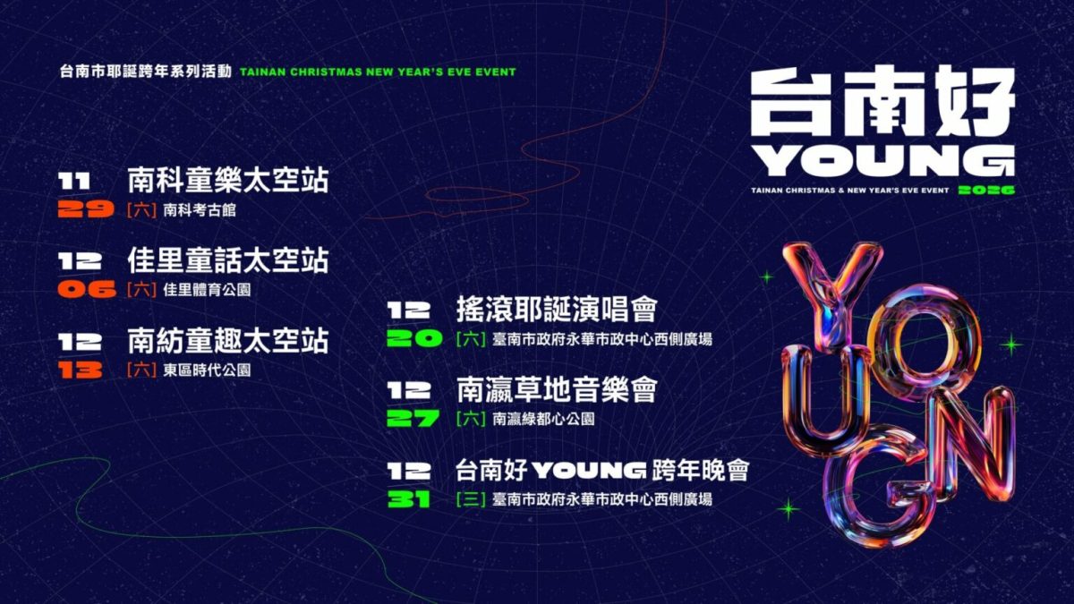 台南跨年晚會 2026 主持人 演唱會 晚會 卡司 直播 線上看