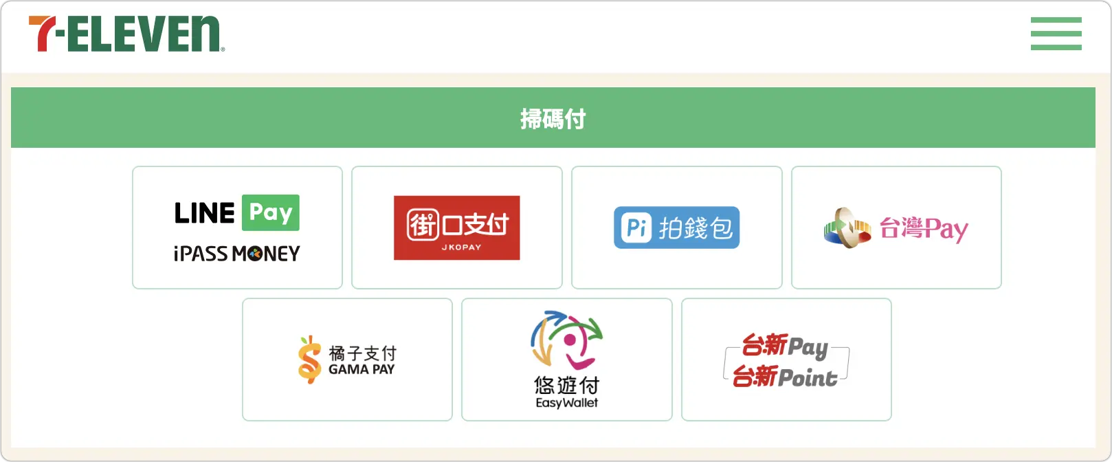 LINE Pay Money 無法付款 付款失敗 7-11