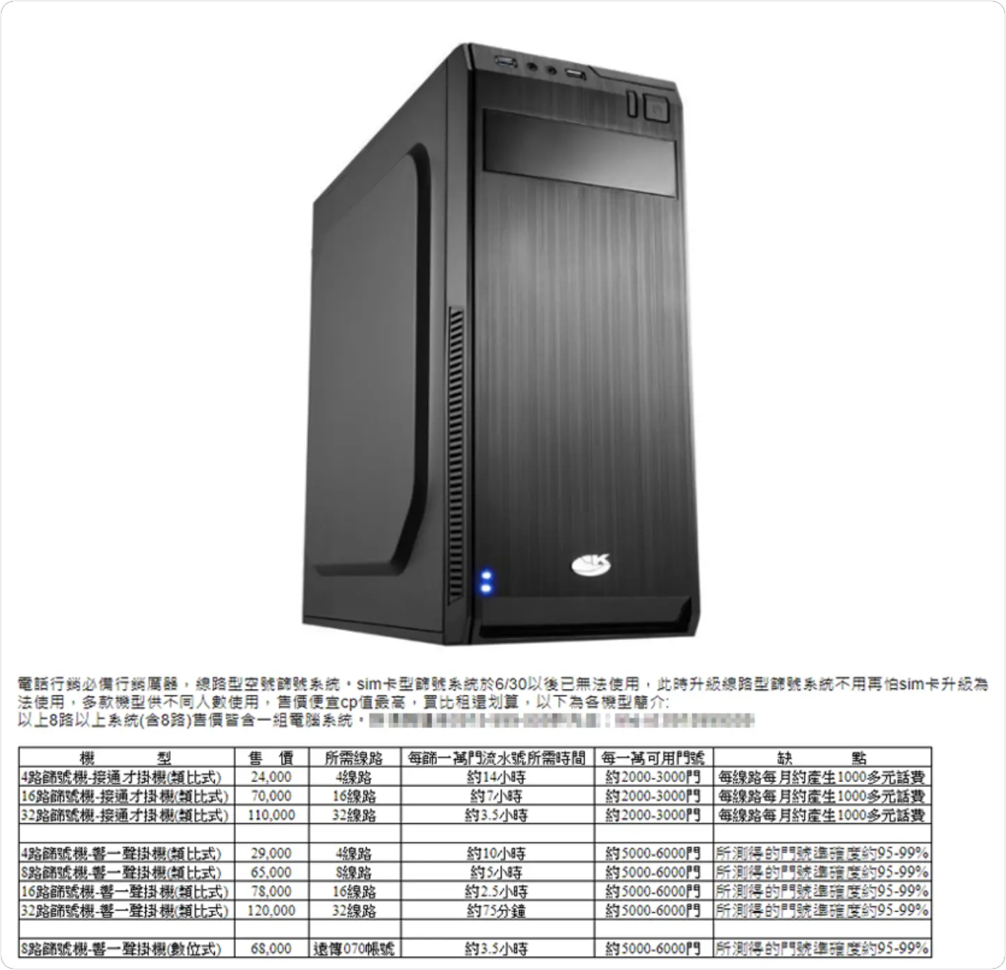 響一聲就掛斷 無聲電話 篩號機 詐騙