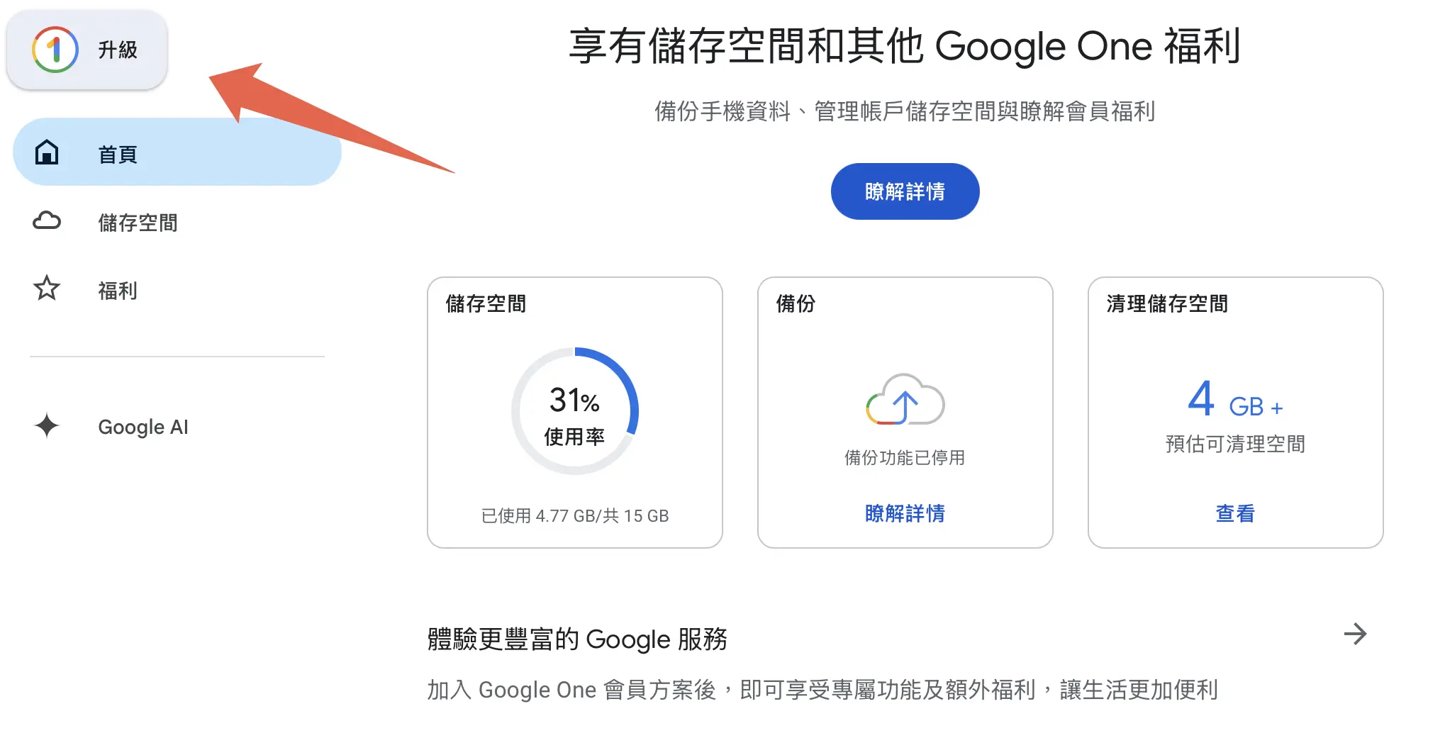 Google One 優惠 AI Pro